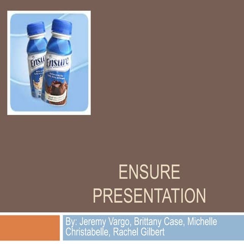 Ensure presentation | PPTX