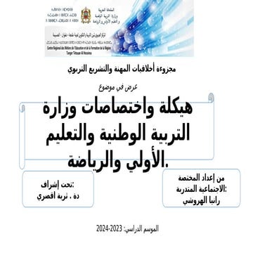 722802146-هيكلة-واختصاصاصات-وزارة-التربية-الوطنية-وحدة-أخلاقيات-المهنة.pptx