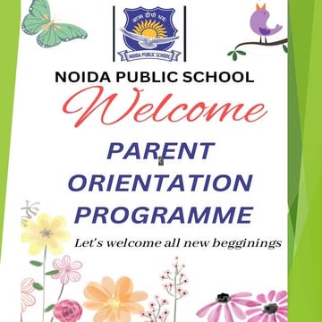 VOICE PPT for parents orientation program for nursery class | PPTX