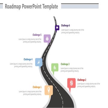 72698-Roadmap PowerPoint Template for projects
