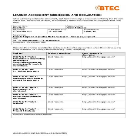 7274 submission form