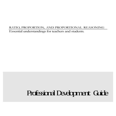 Ratio and Proportion PD Template