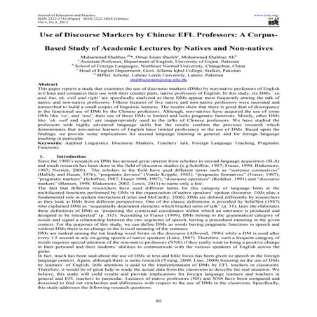 Journal of Education and Practice