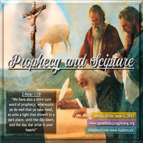 Sabbath school lesson 10, 2nd quarter of 2017