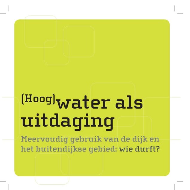 Hoogwater als uitdaging 2006 H+N+S