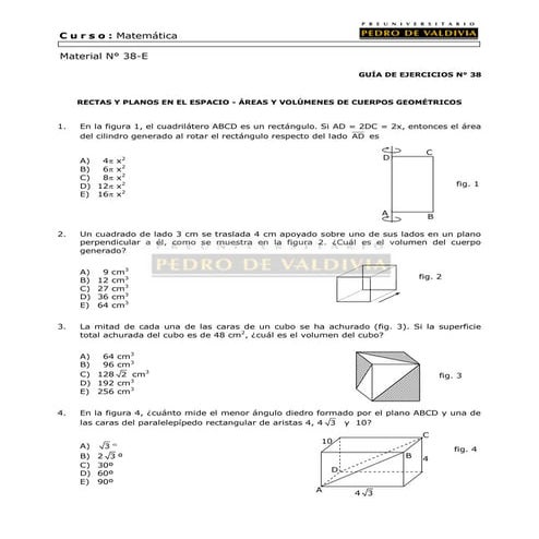 72 ejercicios volúmenes