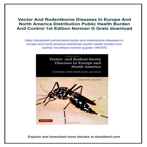 Vector And Rodentborne Diseases In Europe And North America Distribution Publ...