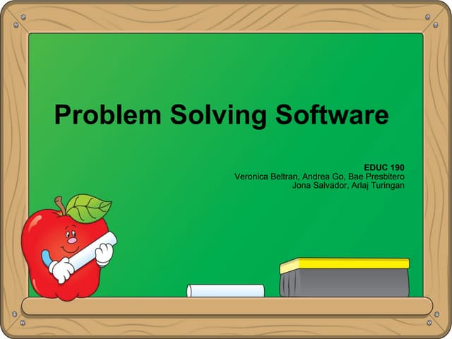 problem solving presentation | PPT