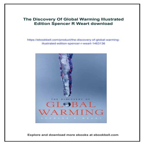The Discovery Of Global Warming Illustrated Edition Spencer R Weart