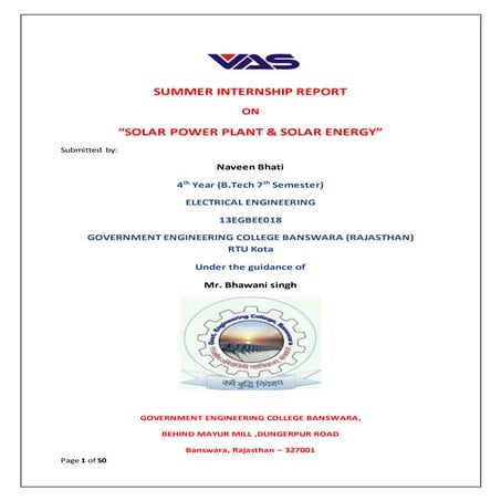 naveen summer intership report2222