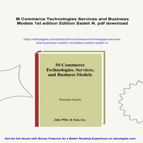 Introduction to Mobile Commerce | PDF
