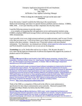 EAI and Attachmate Pt. 2  9-00