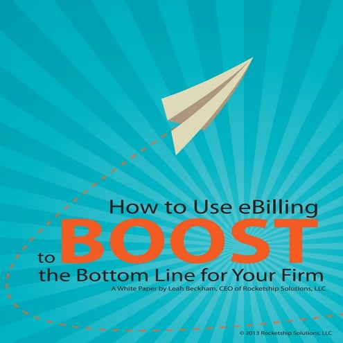 How to Use eBilling to Boost the Bottom Line