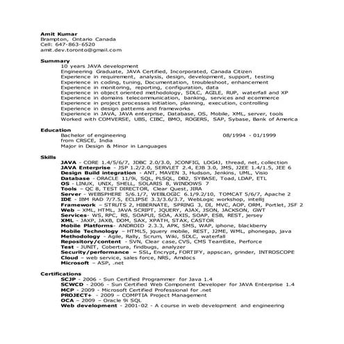 CV_JAVA_AMIT_TORONTO_2015 - 2