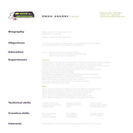 Resume_Emad Aranki_2016