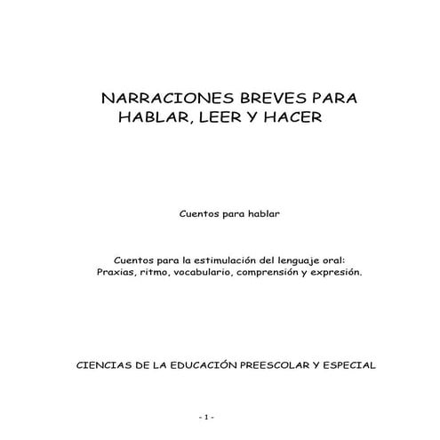 73646503 narraciones-breves-para-hablar-leer-y-hacer-cuentos-para-la-estimula...