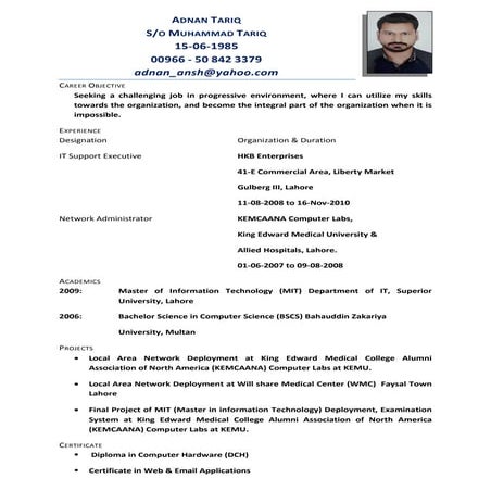 my cv | DOC
