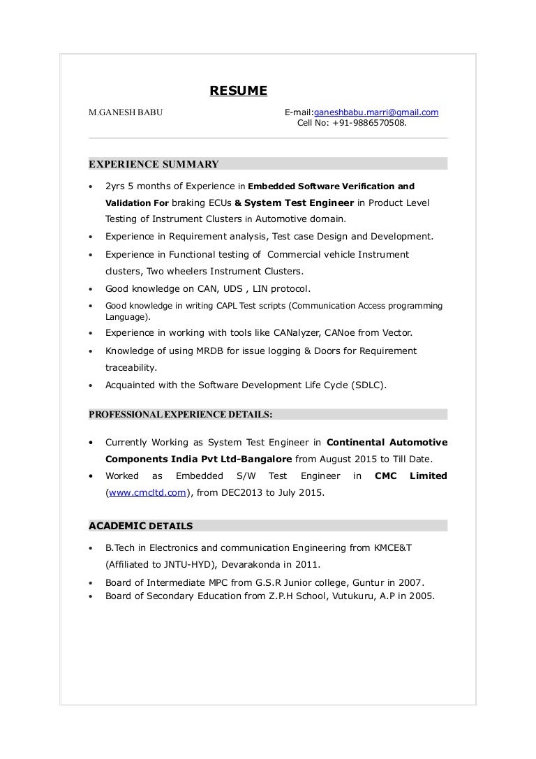 Ganesh_Resume2+yrs _Exp