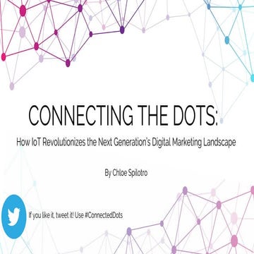 Slide Deck for Connecting the Dots - Senior Thesis