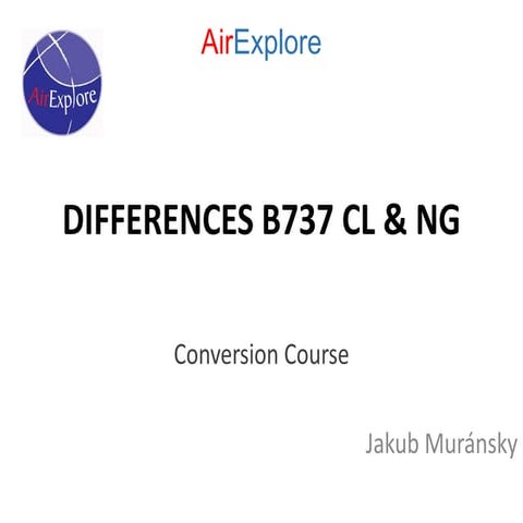 737 ng cl differences jakub muransky