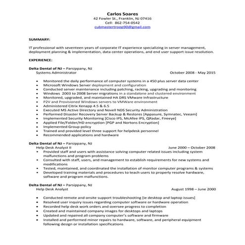 CarlosSoares SysAdmin