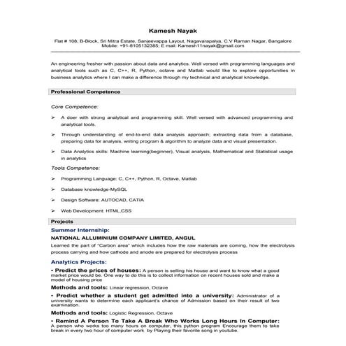 Prashant resume | PDF