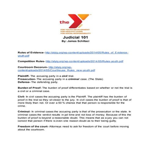 Judicial 101 Final