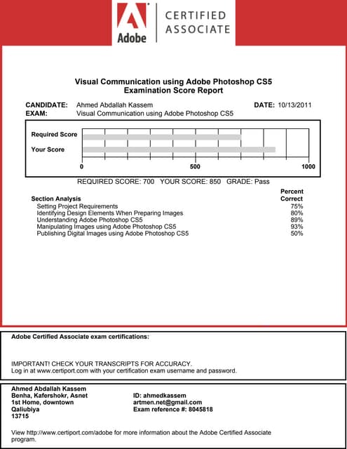 Premiere Pro Cert | PDF