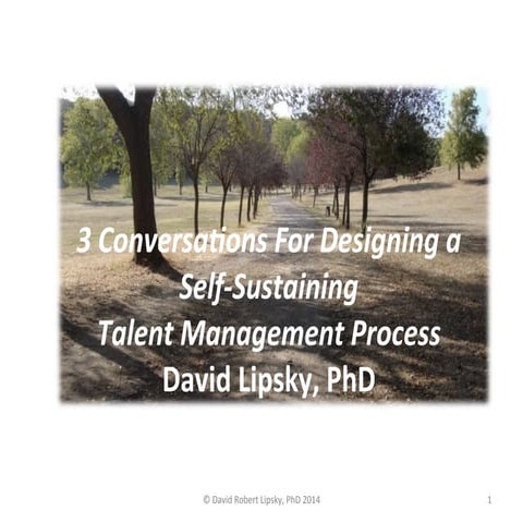 3 Conversations For Designing a Self-Sustaining Talent Management Process 