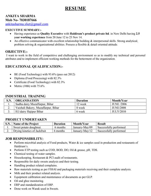 Kalpana Resume