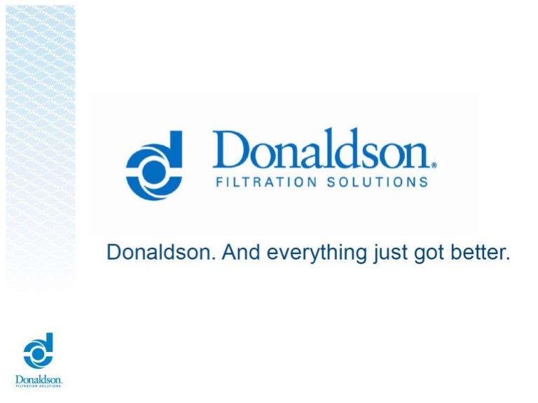 DONALDSON PRESENTATION