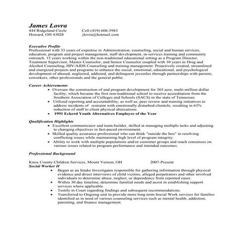 James Lovra Resume 2015