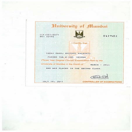 Graduation Certificate | PDF