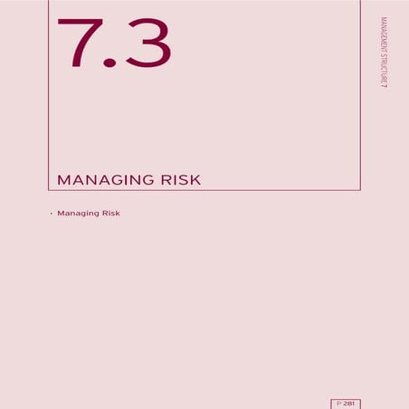 73 Managing Risk
