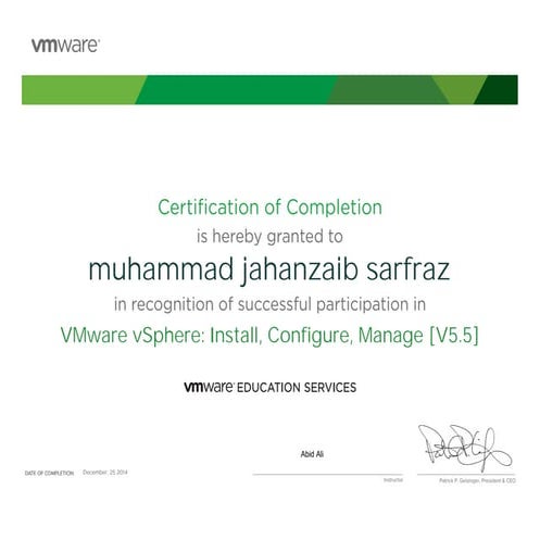 certificate SRM | PDF
