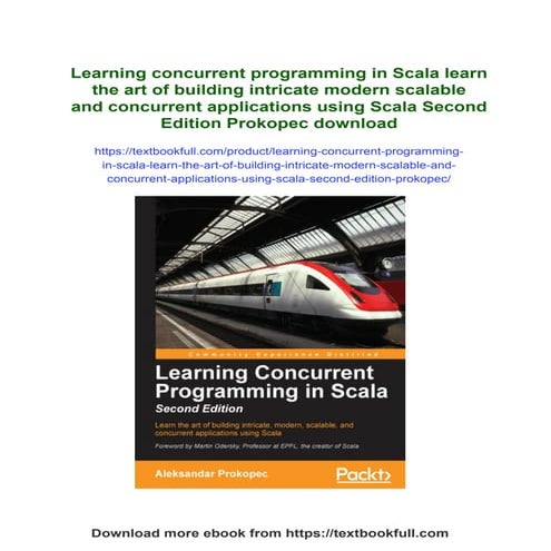Learning concurrent programming in Scala learn the art of building ...