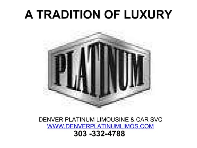 A Tradition of Luxury