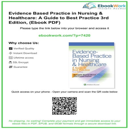 Importance Of Evidence Based Practice In Nursing | PDF