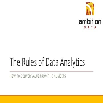 Rules of Data for HR