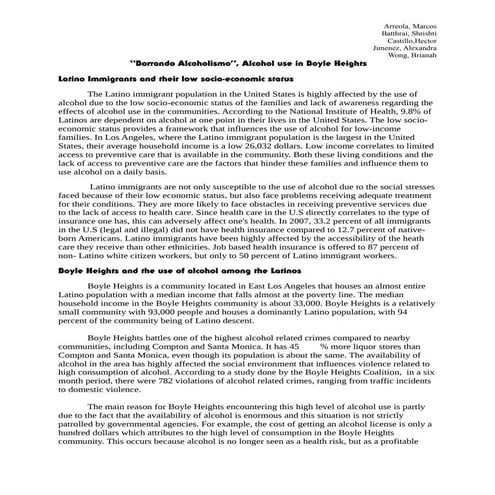 Health Disparities Project 