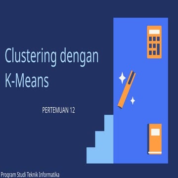 PPT Data Mining metode k Means tugasssss