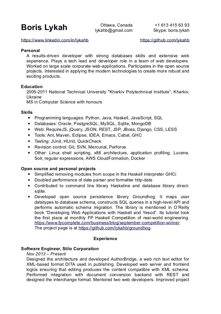 boris lykah resume