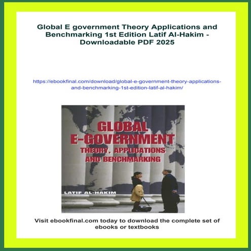 Global E government Theory Applications and Benchmarking 1st Edition Latif Al...