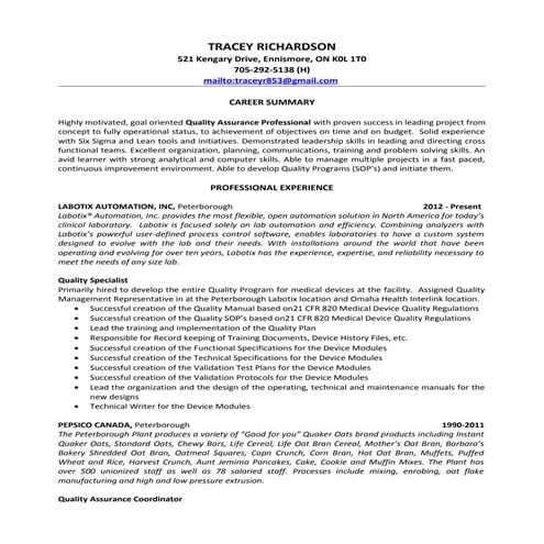 Resume_TRACEY RICHARDSON_Word 97-2003