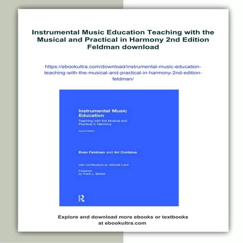 Instrumental Music Education Teaching with the Musical and Practical in ...