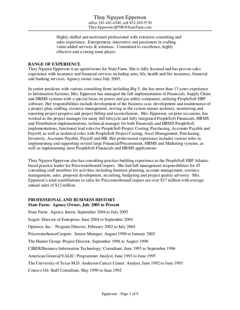 technology consultant resume