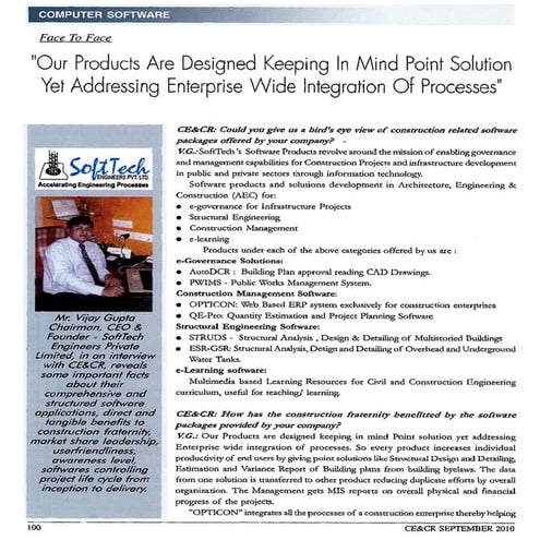 Softtech CEO Vijay Gupta in Conversation with CE & CR