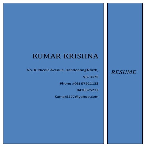 NEW RESUME 2016 start | DOCX