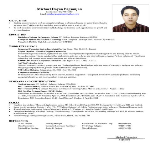 CV of CORTES MELJUN 2020 | PDF