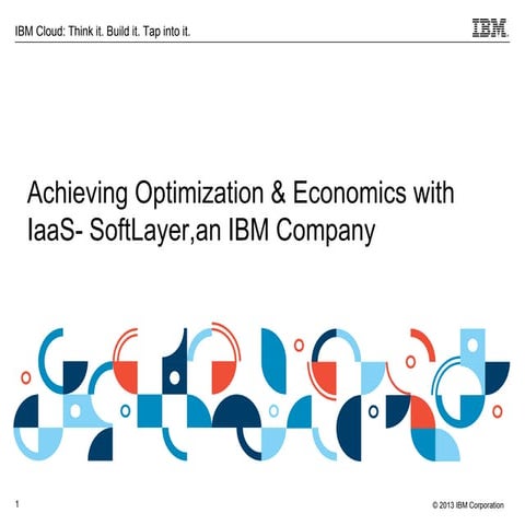 IBM SoftLayer - overview of Cloud Infrastructure 